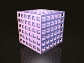 Byr 6x6x6 delikli küp (Plastik Aparattır!!!) 3D thumbnail 2