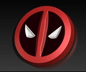 Byr Deadpool Sembol Parası (Sadece Plastik Aparattır!!!) 3D thumbnail 2