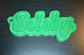 Byr Eddy Keychain Nametag Anahtar Yüzük (Sadece Plastik Aparattır!!!) 3D thumbnail 3