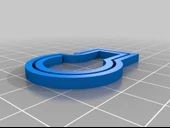 Byr Anahtarlık Anahtarlık Klipsi (Plastik Aparattır!!!) 3D thumbnail 2