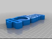 Byr Zoey Sevgililer Günü I_Love_Zoey Anahtarlık Askısı (Sadece Plastik Aparattır!!!) 3D thumbnail 2