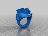 Byr Gül yüzük-yıl Sevgililer Günü (Sadece Plastik Aparattır!!!) 3D thumbnail 3