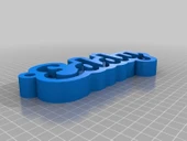 Byr Eddy Keychain Nametag Anahtar Yüzük (Sadece Plastik Aparattır!!!) 3D thumbnail 1