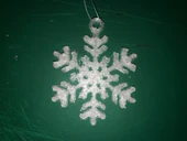 Byr Kar tanesi kolye ucu (düz sırtlı) (Sadece Plastik Aparattır!!!) 3D thumbnail 3