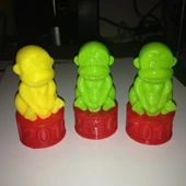 Byr Noel maymunu (Sadece Plastik Aparattır!!!) 3D thumbnail 1