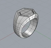 Byr Siyah YÜZÜK (Plastik Aparattır!!!) 3D thumbnail 3