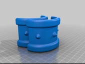 Byr Cosplay kostümü için Spikey bilezik (Sadece Plastik Aparattır!!!) 3D thumbnail 4