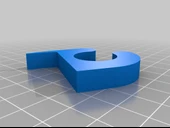 Byr Çarpmaya Karşı Güvenli Çocuk Gözlükleri (masa/dolap) Klipsi (Sadece Plastik Aparattır!!!) 3D - 2