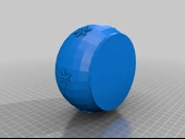 Byr Kar tanesi kasesi (Sadece Plastik Aparattır!!!) 3D - 3