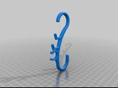 Byr Hidrasyon tankı kurutma klipsi (hortumu ve diğer parçaları taşır). (Sadece Plastik Aparattır!!!) 3D thumbnail 2