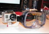 Byr GoPro Tüplü Maske Montajı (Sadece Plastik Aparattır!!!) 3D - 1