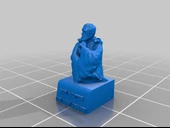 Byr obi wan kenobi büstü (Plastik Aparattır!!!) 3D thumbnail 2