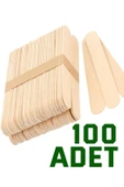 Niceplast Dil Çubuğu Ahşap Maket Çubukları 2 x 14 Cm. - 50 Adetlik 5 Paket - 2