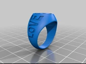 Byr Yüzük Sevgi ve Barış T5382559 3D thumbnail 1