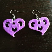 Byr Delikli Kalp Küpe T1470919 3D - 1