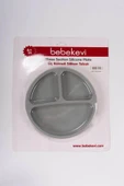Üç Bölmeli Silikon Tabak Yeşil - 1