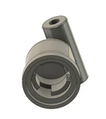 Byr Roca klozet tutucusu (klozet kapağı desteği) T4542030 3D - 4