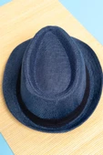 Yazlık Örgü Fedora Şapka Laciver - 1