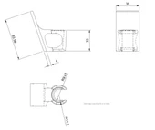 Byr Duş başlığı tutucusu T4793111 3D thumbnail 5