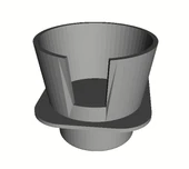 Byr Opel Vivaro B daha büyük kupa tutucusu T4901437 3D - 2