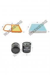 Seat Ibiza V 1.0 / 1.0 Tfsi (6P) 75-95-110 Hp 15 > Rixenberg Filtre Bakım Seti - 1