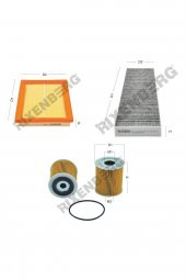 Mini One I 1.4 / 1.6  (R50/R52) 75-90 Hp 01-08 Rixenberg Filtre Bakım Seti - 1