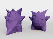 Byr Gengar LowPoly figür T3020143 3D thumbnail 1