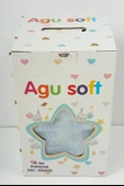 Kabartma Desenli Peluş Bebek Battaniyesi Mavi - 3