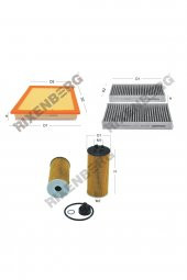 Mini III 1.5 Diesel (One D – F55,F56) 95 Bg  14 > Rixenberg Filtre Bakım Seti - 1