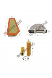 Mercedes E 250 CGI BlueEFFICIENCY (W/S212) 204 Bg 09 > Rixenberg Filtre Bakım Seti - 1