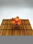 Byr Ayçiçeği Dekoratif Vazolu Mum 3D - 1