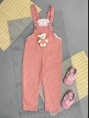 Ayıcıklı Askılı Salopet Uzun Paça Kız Yavru Ağzı thumbnail 2