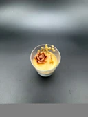 Byr Kahve Kokulu Çiçekli Mum 3D - 2