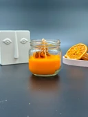 Byr Portakallı Cam Kavanoz Mum 3D - 2