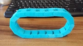 Byr Semi open universal cable drag chain 3D - 1