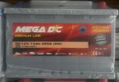 12V 72 AMPER MEGA DC AKÜ PETLAS ÜRETİM 2025 2 YIL GARANTİLİ - 1