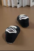 Kalpli Siyah Deri Görünümlü İlk Adım Bebek Ayakkabısı Siyah thumbnail 3