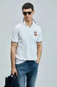 Lufian Sansa Smart Erkek Polo Tişört Beyaz - 3