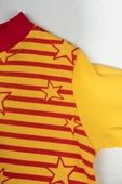 Yıldız Desenli Galatasaray Aslan Tulum ve Şapka Takımı Sarı Kırmızı - 3