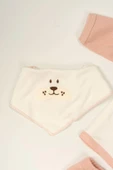 Köpek Nakışlı 5'li Yenidoğan Takımı Pembe - 3