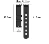 SAMSUNG Galaxy Fit3 ile uyumlu Kayış Delikli Esnek Yapılı Tokalı Samsung Galaxy Fit 3 ile uyumlu Wanderlust Spor kordon - 4