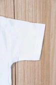 Ay Yıldız Baskılı Beyaz Kısa Kollu Çocuk Tişörtü Beyaz - 4