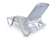 Omnipazar SY-2535 Beyaz Lüks Plaj Havuz Kollu Şezlong - 2