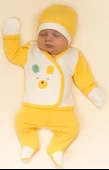 Tavşan Nakışlı 5'li Yenidoğan Takımı Sarı thumbnail 1