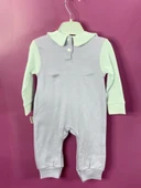 Fiyonklu ÇıtÇıtlı Kız Bebek Tulum Lila - 2