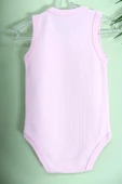 Unisex Tavşanlı Askılı Body Pembe - 5