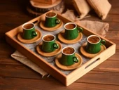 Marbella - Mermer Desenli Tepsi Beyaz ORT thumbnail 2