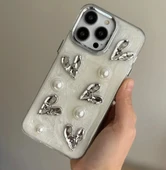 Iphone 12 / 12 Pro Uyumlu Simli Elegant Kılıf - 1