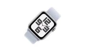 Apple Watch Se Gps 40MM Silver Aluminium Case With Blue Cloud Sport Loop - 3