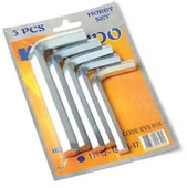 Kendo Büyük 6 Köşe Alyan Seti 5 Parça - 1